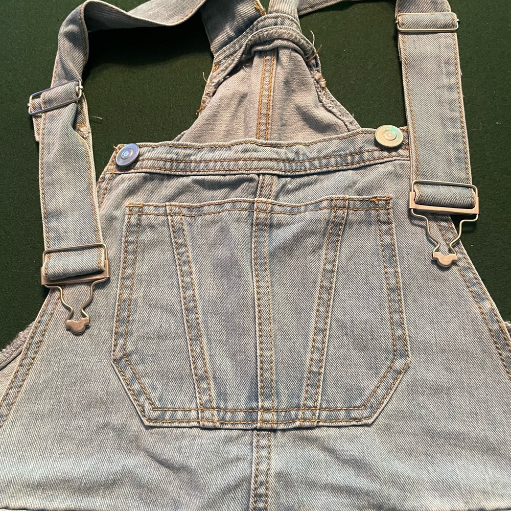 Distressed Overall Shorts - Picture 4 of 8